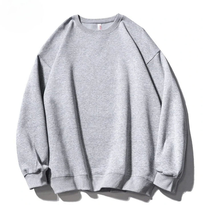 Sweat-shirt à manches longues pour hommes, grande taille, mode décontractée, automne et hiver, haut unisexe Simple et confortable, offre spéciale