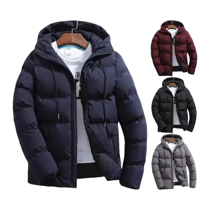 Doudoune Confort Urbain à Capuche – L’Essentiel de l’Hiver Moderne Homme