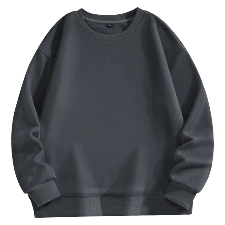 Sweat-shirt à manches longues pour hommes, grande taille, mode décontractée, automne et hiver, haut unisexe Simple et confortable, offre spéciale