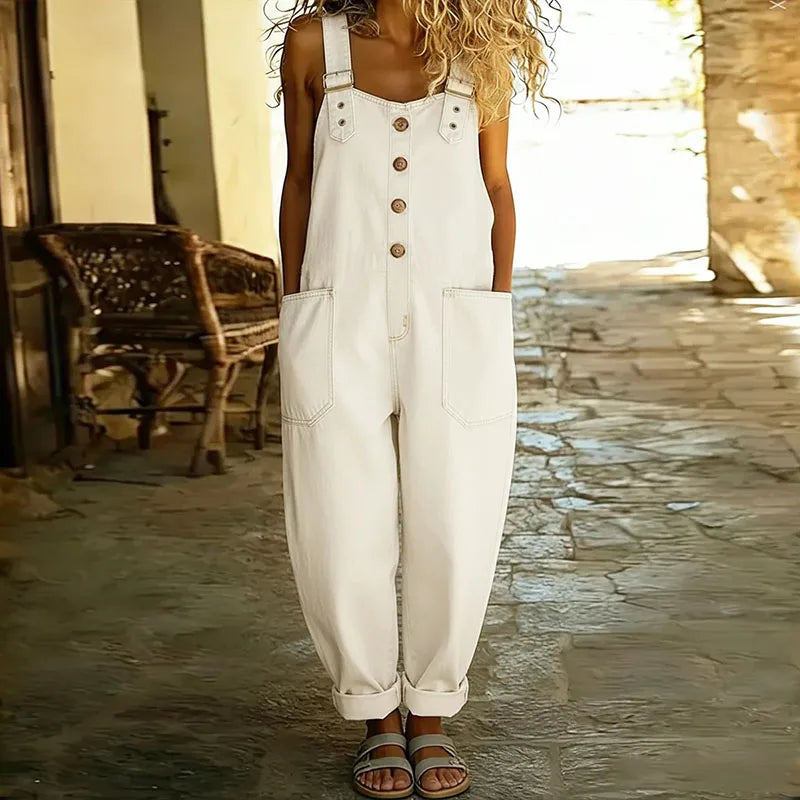 Mae - Salopette Denim Polyvalente