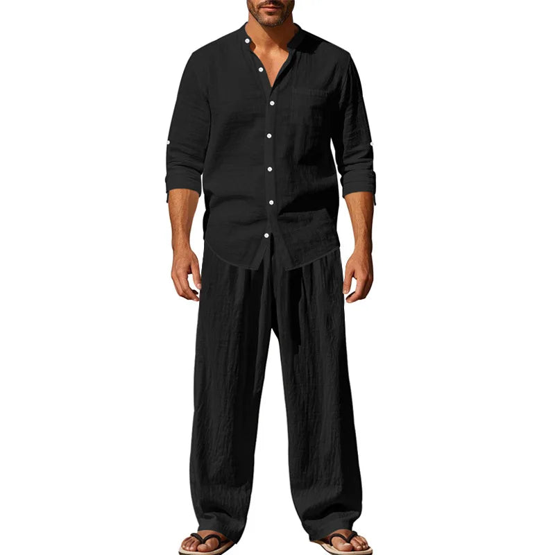 Jean et Marcel™ | Ensemble en lin confortable pour homme