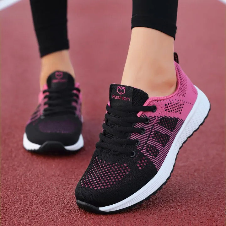 Chaussures de course légères pour femmes Sneakers Chaussures de sport confortables Jogging Tennis