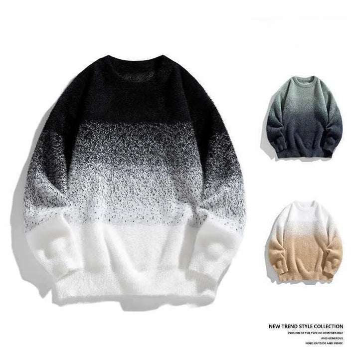 Pull Dégradé Moderne Homme – Confort Tendance au Quotidien