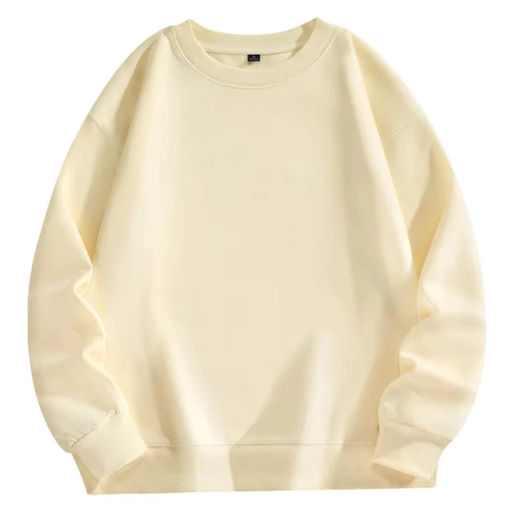 Sweat-shirt à manches longues pour hommes, grande taille, mode décontractée, automne et hiver, haut unisexe Simple et confortable, offre spéciale