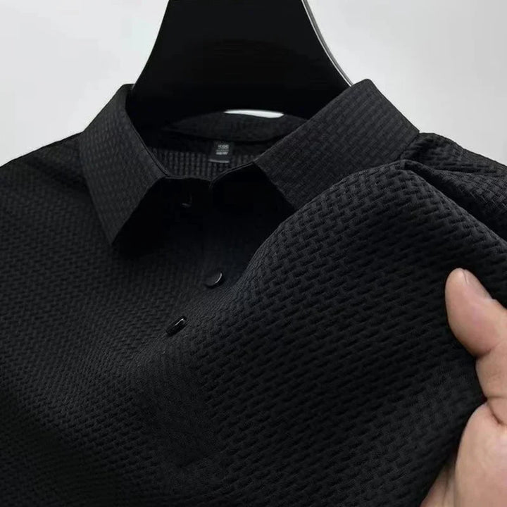 LAURENT MONACO | POLO TRICOTÉ À MANCHES COURTES POUR HOMMES