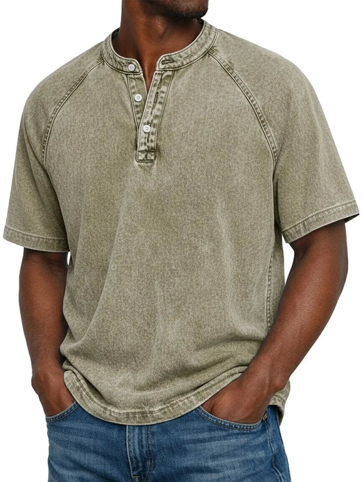 Mode Lumiére™  | Chemise vintage boutonnée pour homme
