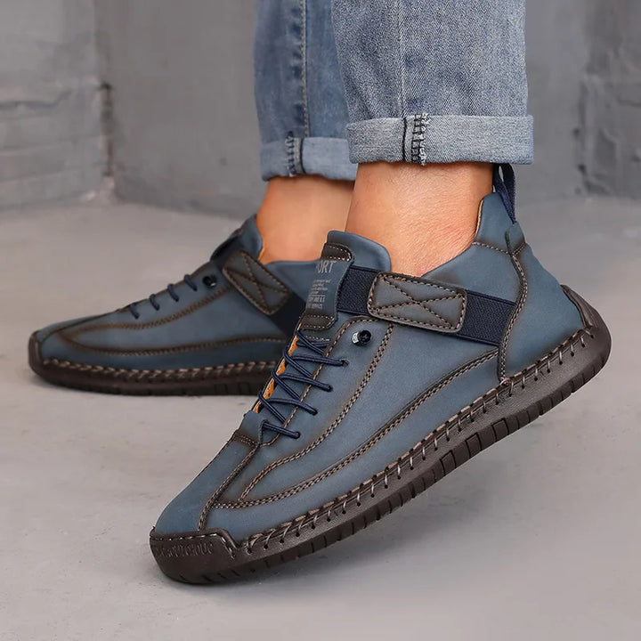 Bottes mi-hautes pour femmes Style britannique rétro anti-dérapant vêtements de travail chaussures mocassins en cuir faits à la main décontracté à semelles souples femmes bottes nues