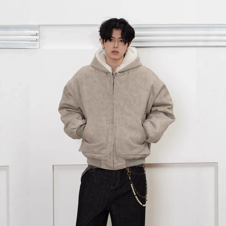 Veste Blouson Confort  Homme Urbain à Doublure Chaude