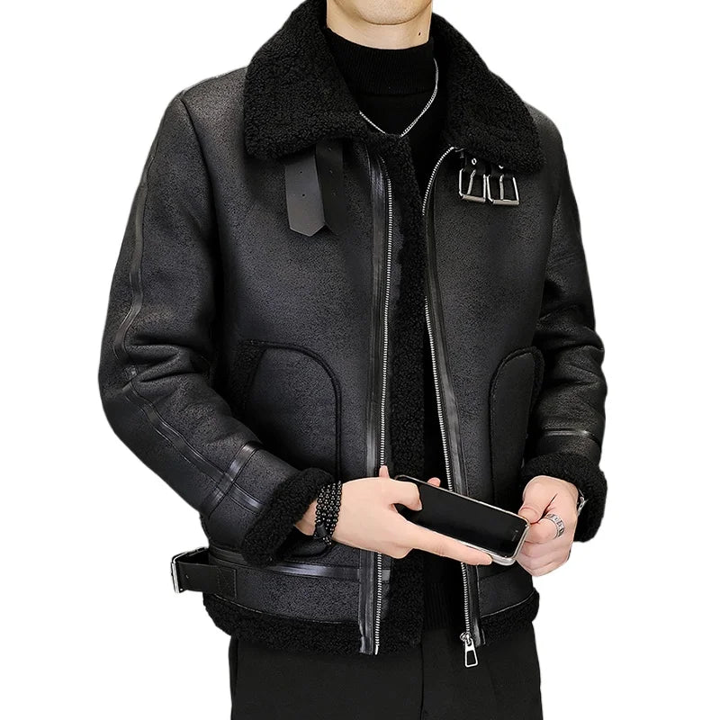 Blouson Moderne Homme Doublé pour un Style Urbain Affirmé