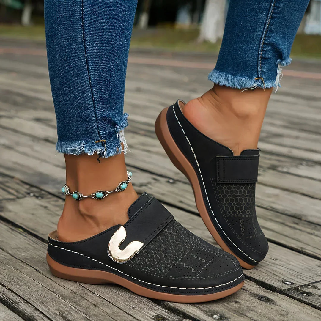 Mode Lumiére™Sandales à semelles compensées chic