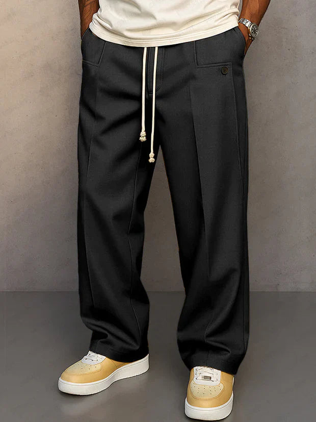 Mode Lumiére™ | Pantalon élégant avec cordon ajustable Didier