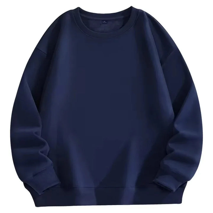Sweat-shirt à manches longues pour hommes, grande taille, mode décontractée, automne et hiver, haut unisexe Simple et confortable, offre spéciale