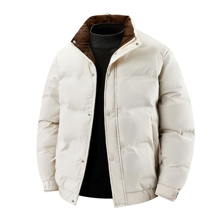 Hiver court doudoune hommes nouveau blanc canard vers le bas manteaux hommes hiver qualité manteau mâle extérieur coupe-vent plus épais chaud Parkas