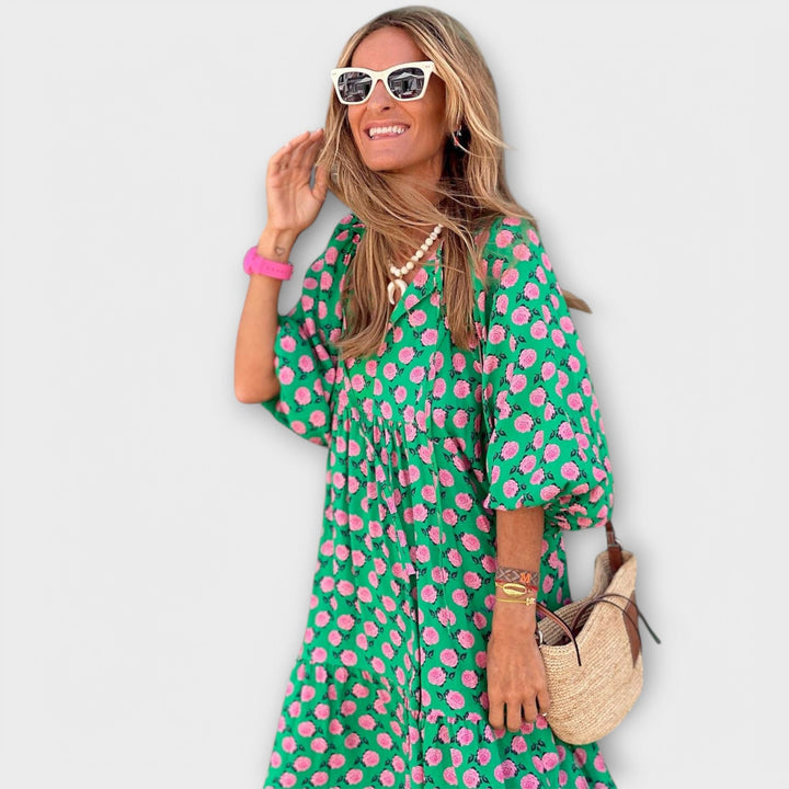Robes maxi géométriques élégantes