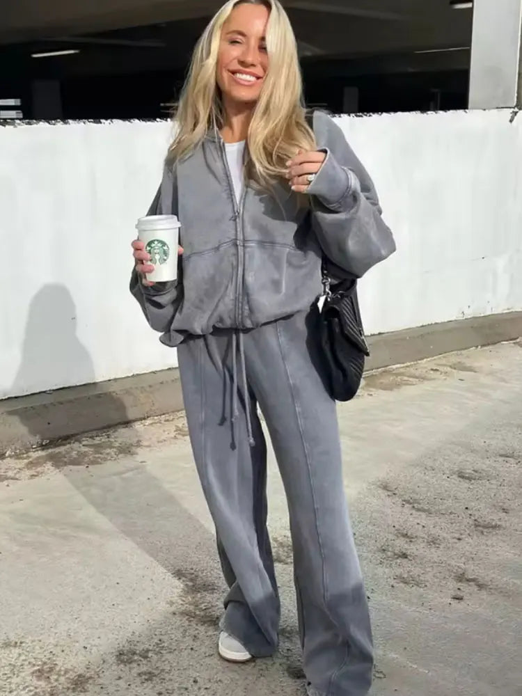 Ensemble Confort Chic au Style Décontracté pour Femme