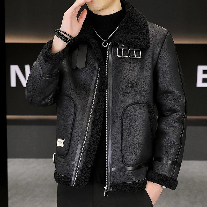 Blouson Moderne Homme Doublé pour un Style Urbain Affirmé