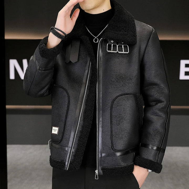 Blouson Moderne Homme Doublé pour un Style Urbain Affirmé
