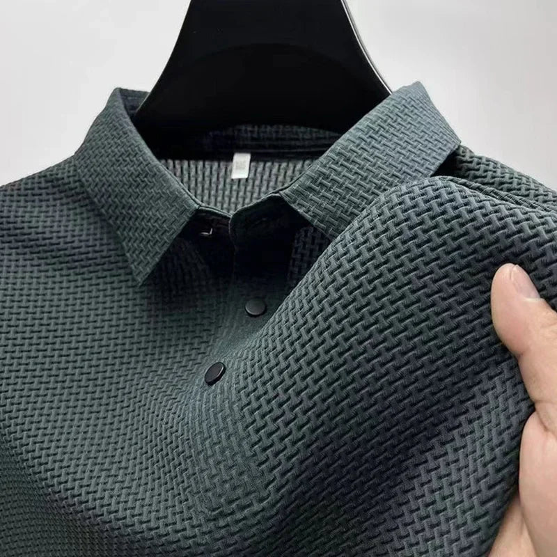 LAURENT MONACO | POLO TRICOTÉ À MANCHES COURTES POUR HOMMES