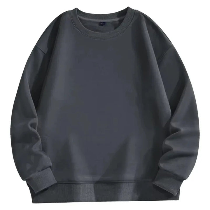 Sweat-shirt à manches longues pour hommes, grande taille, mode décontractée, automne et hiver, haut unisexe Simple et confortable, offre spéciale
