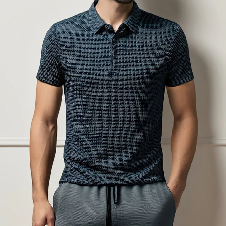 Éliot™ | Polo Texturé Homme — Léger, respirant, impeccable