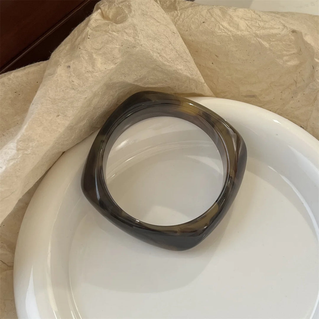 Bracelets Résine Marbrée Élégance Naturelle Femmes