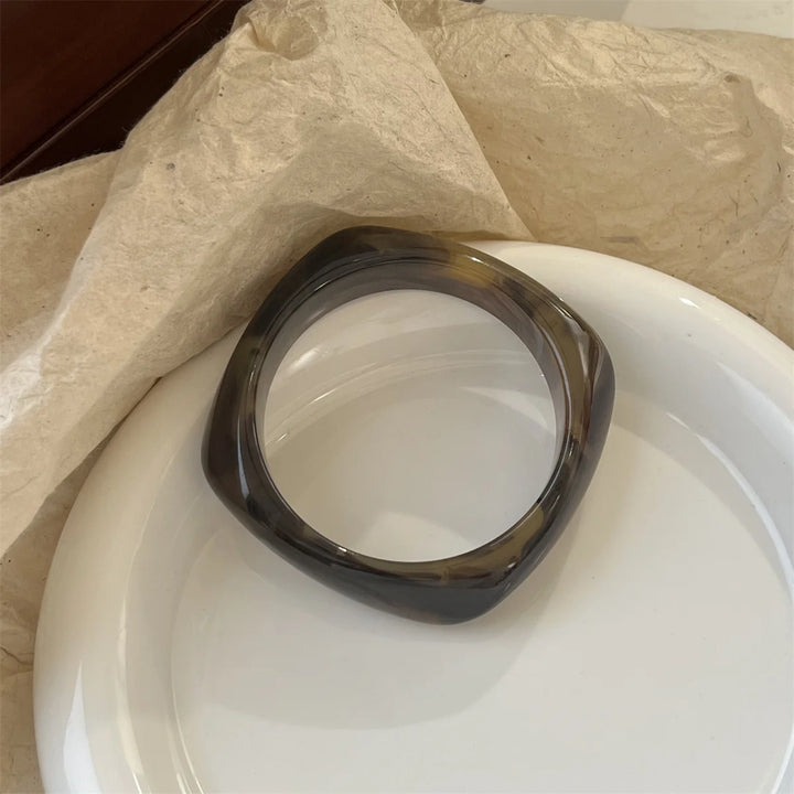 Bracelets Résine Marbrée Élégance Naturelle Femmes