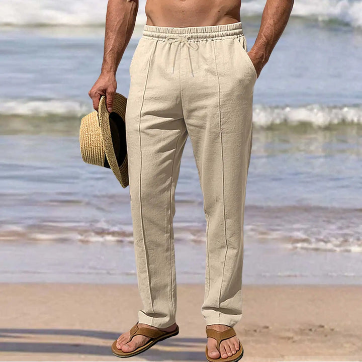 Jean et Marcel™ | Pantalon d'Été Léger à Taille Élastique