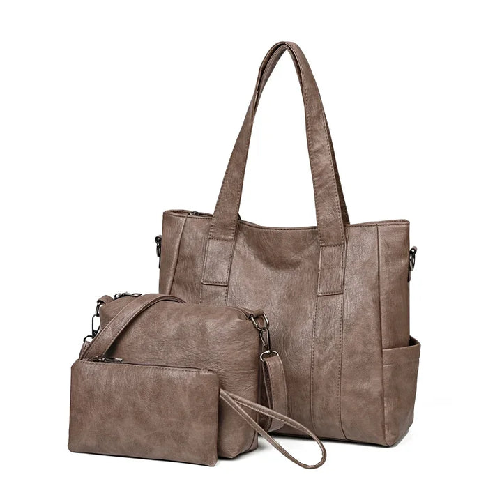 Sacs à bandoulière en cuir PU de haute qualité pour femmes, nouveaux sacs à main Messenger pour dames, créateur de luxe, 3 ensembles