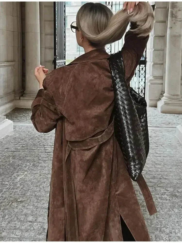 Manteau Long Élégant – Style Urbain Chic Intemporel