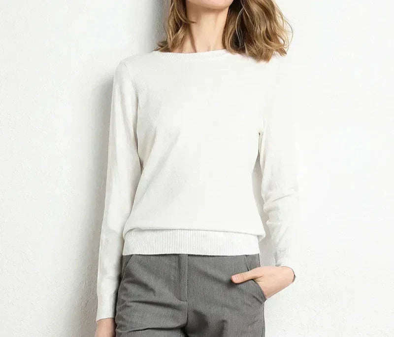 Mode Lumiére™| Pull confort en laine essentiel