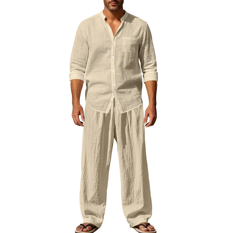 Jean et Marcel™ | Ensemble en lin confortable pour homme