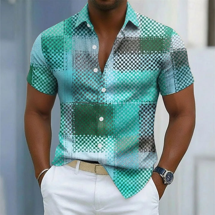 Marcel™ | Chemise Colorée à Manches Courtes pour Homme