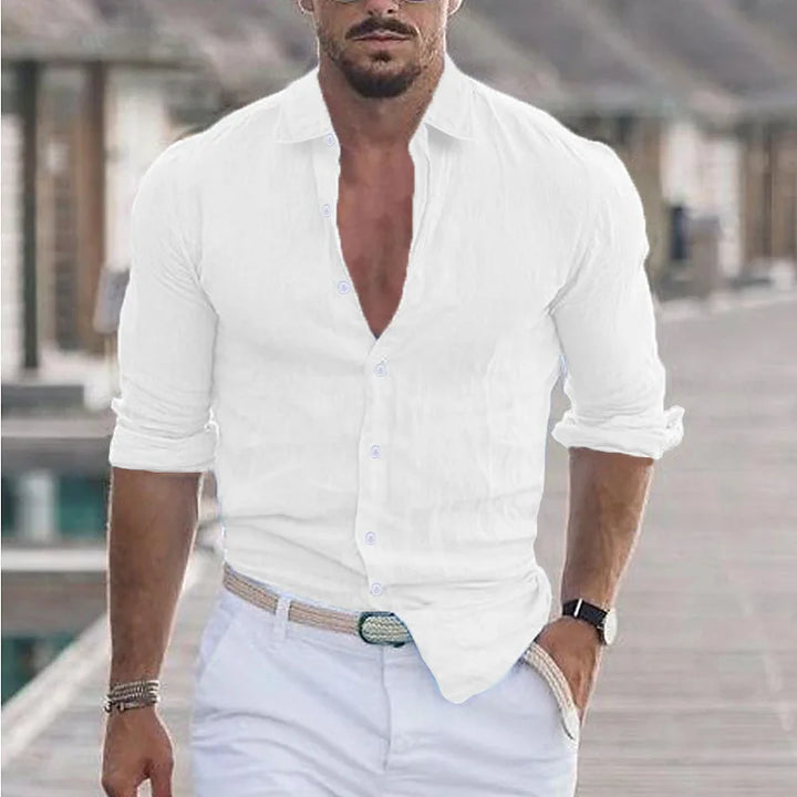 Laurent™ | Chemise Homme Décontractée et Respirante