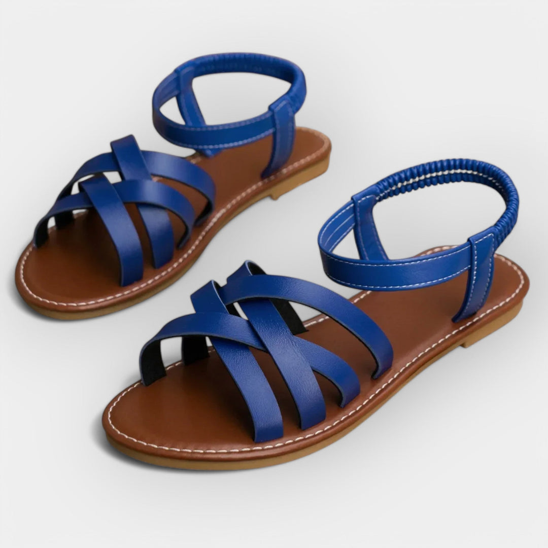 Mode Lumiére™ Sandales faites à la main avec des sangles réglables