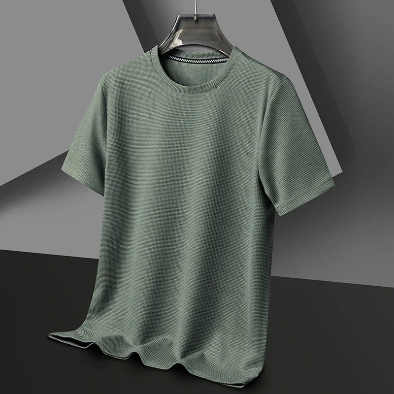 LAURENT MONACO | T-SHIRT GAUFRÉ POUR HOMMES