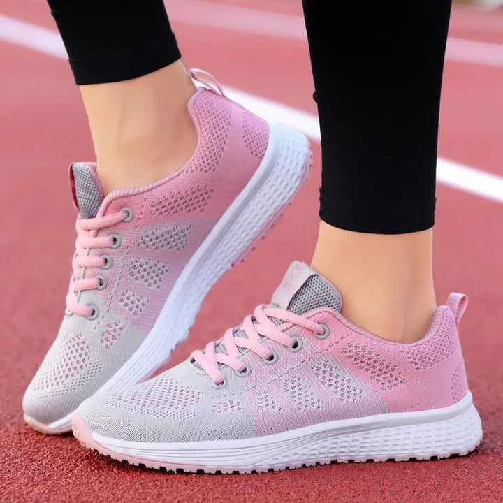 Chaussures de course légères pour femmes Sneakers Chaussures de sport confortables Jogging Tennis