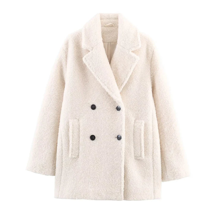 Manteau Élégant Structuré pour un Style Chic au Quotidien Femme