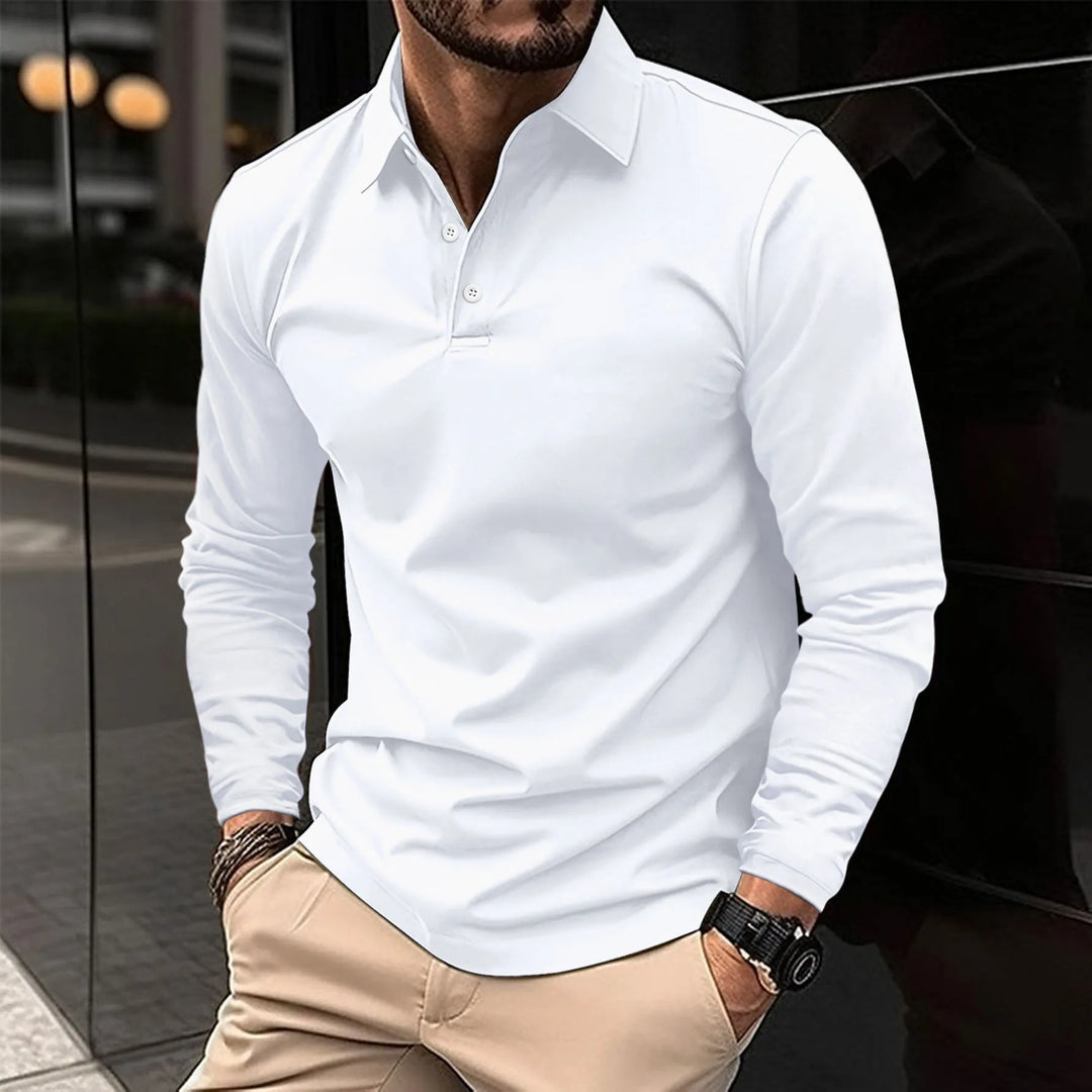 Velinor | Polo casual à manches longues