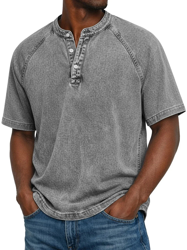 Mode Lumiére™  | Chemise vintage boutonnée pour homme