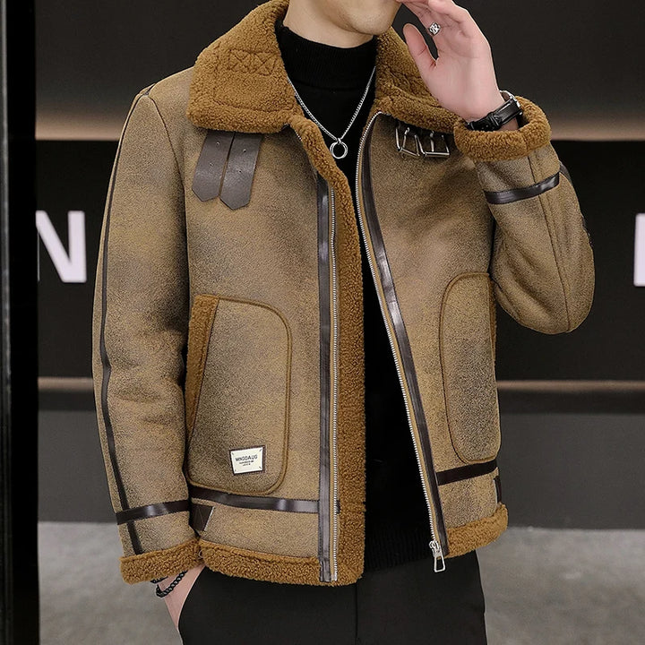 Blouson Moderne Homme Doublé pour un Style Urbain Affirmé