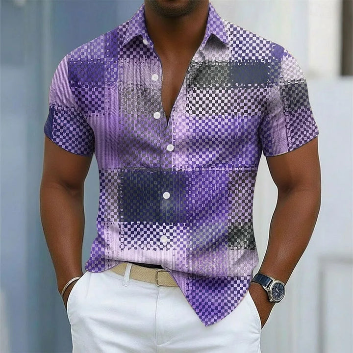 Marcel™ | Chemise Colorée à Manches Courtes pour Homme