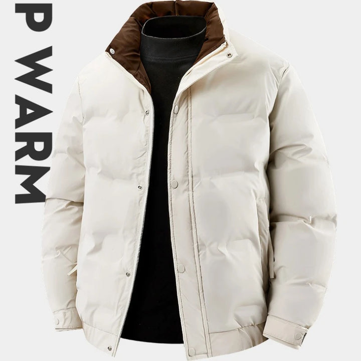 Hiver court doudoune hommes nouveau blanc canard vers le bas manteaux hommes hiver qualité manteau mâle extérieur coupe-vent plus épais chaud Parkas