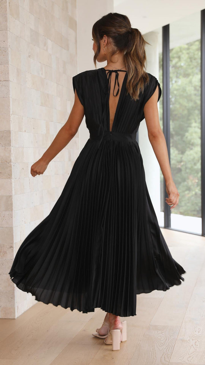 Mode Lumiére™| Robe Élégante en Plis
