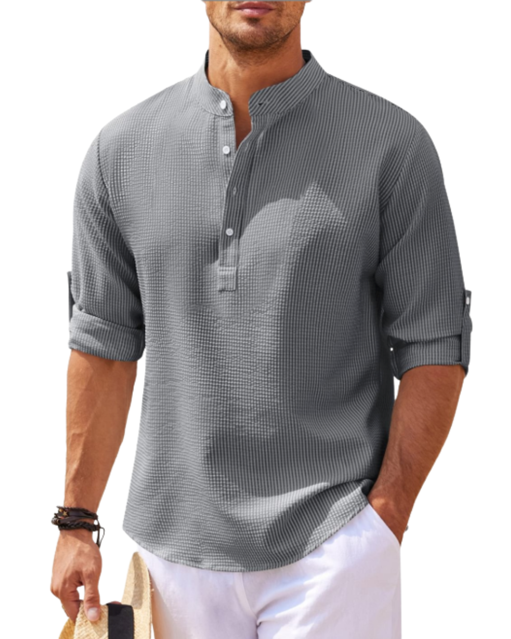 Mode Lumiére ™Long Sleeved Polo Shirt