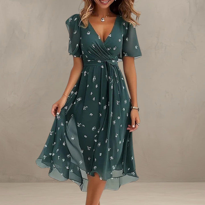 YADA | ROBE ÉLÉGANTE ET COLORÉE