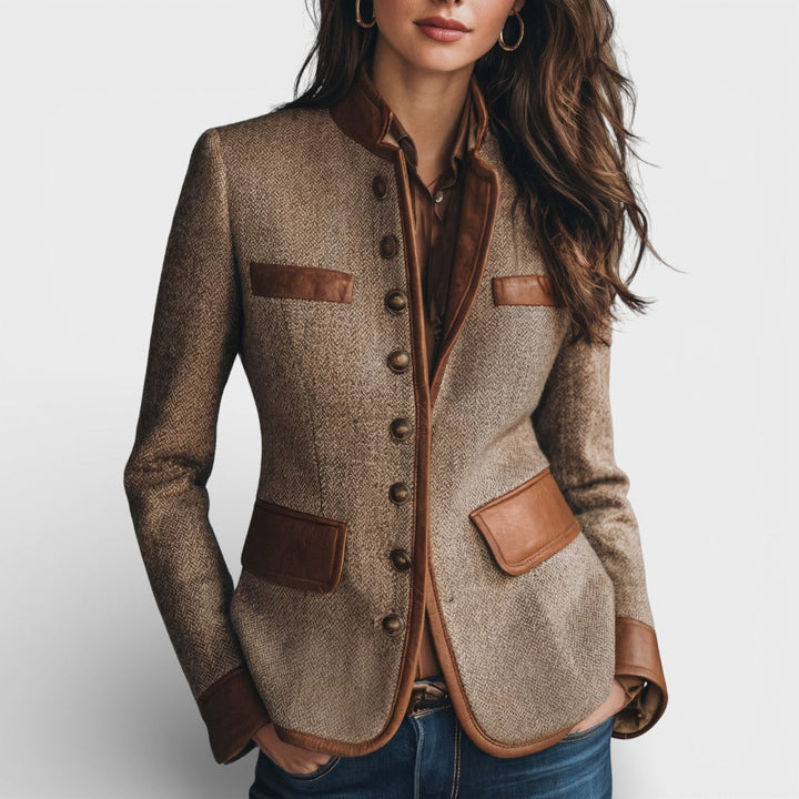 Beatrica | Blazer en tweed élégant