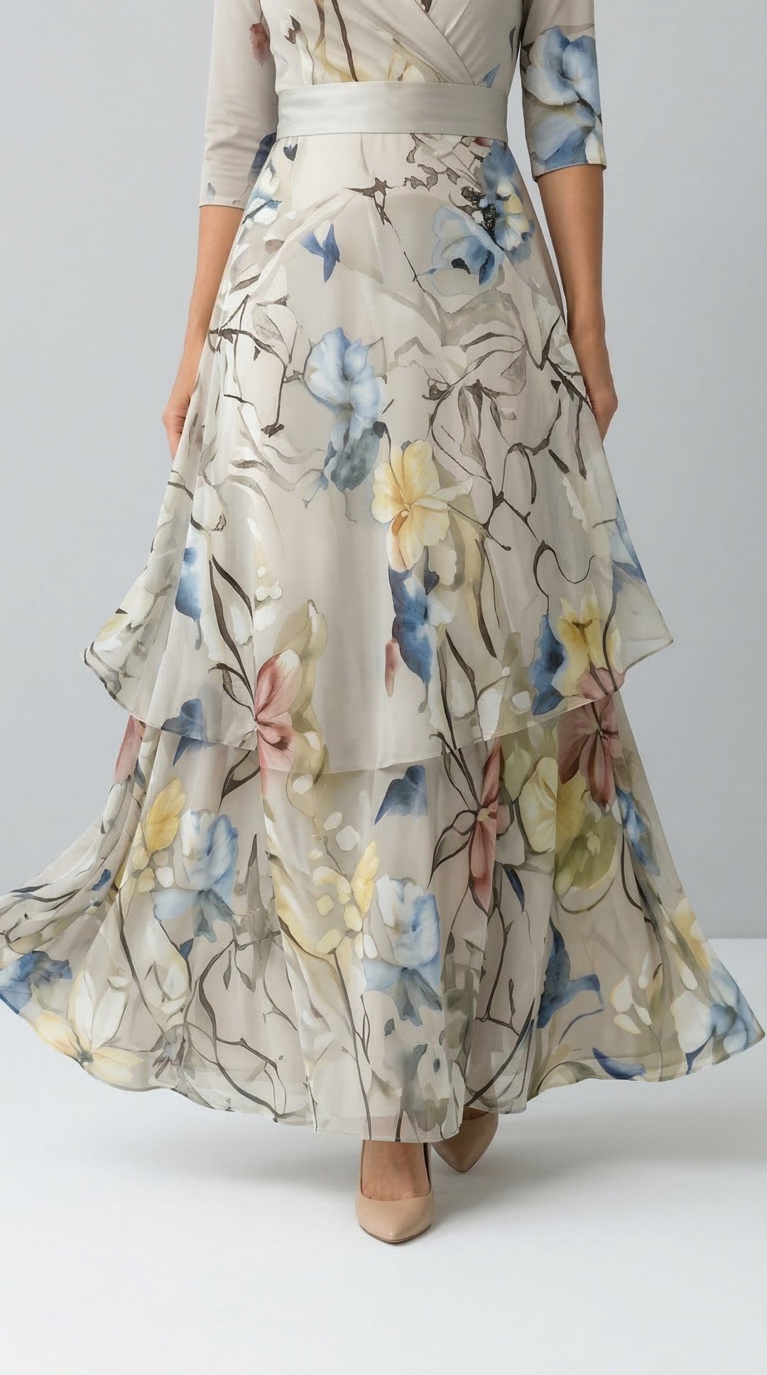 Lillian | Robe Maxi Fluide Style Enveloppant