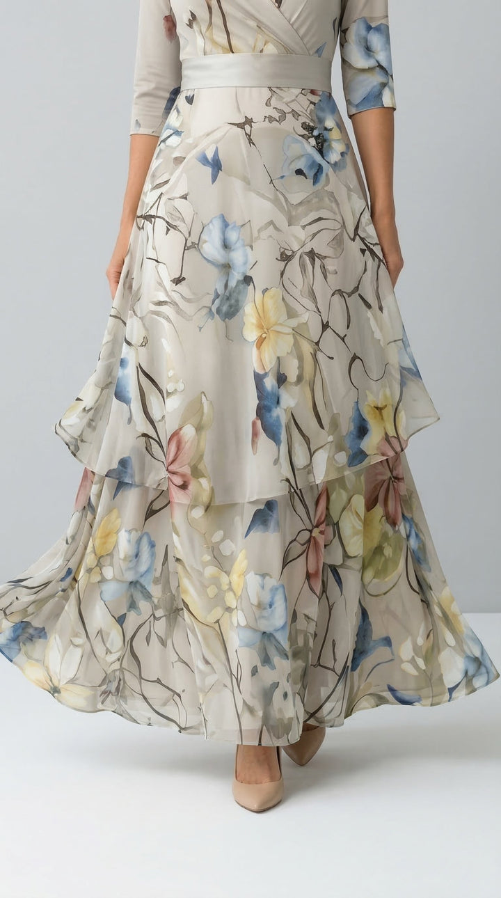 Lillian | Robe Maxi Fluide Style Enveloppant