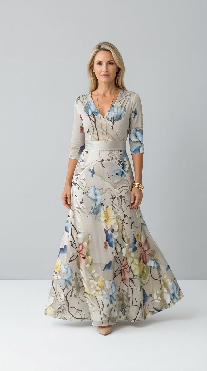 Lillian | Robe Maxi Fluide Style Enveloppant