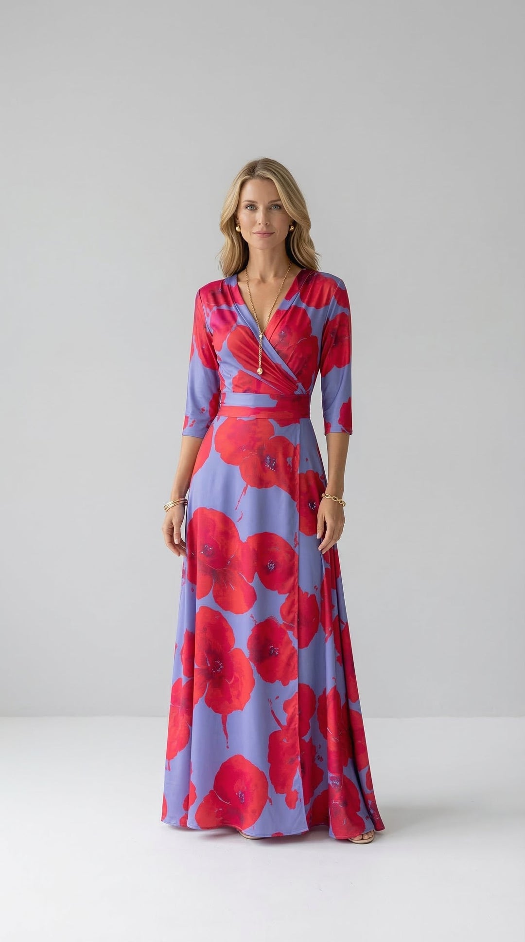Lillian | Robe Maxi Fluide Style Enveloppant